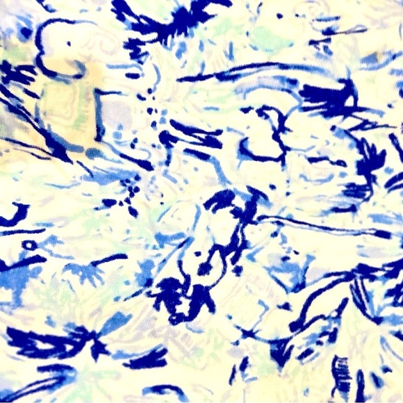 Lilly Pultizer for pottery barn blues hooded swim towel wrap coverup one size - Picture 4 of 6